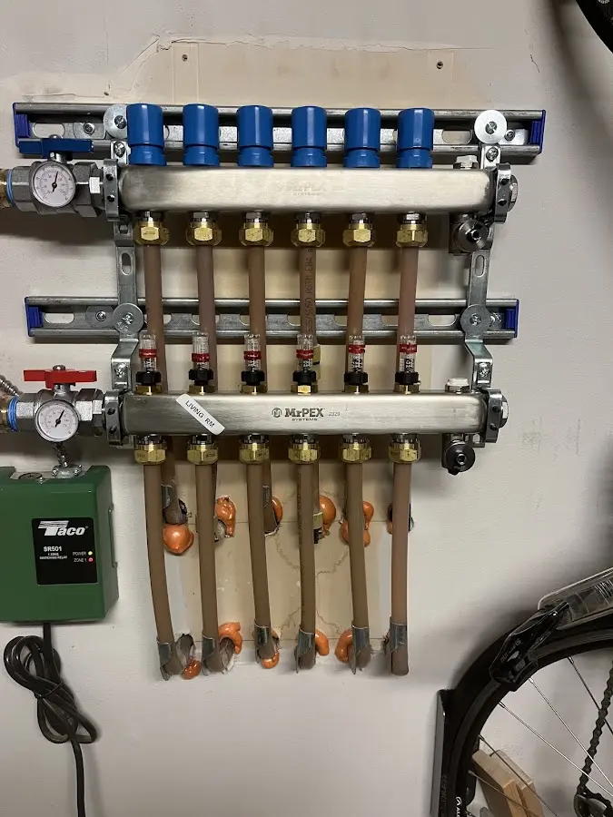 Plumber performing Gas Line Installation at a residential property in Fort Pierce South